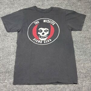 The Misfits Fiend Club Shirt Mens Size Medium Gray Punk Rock Band Tee